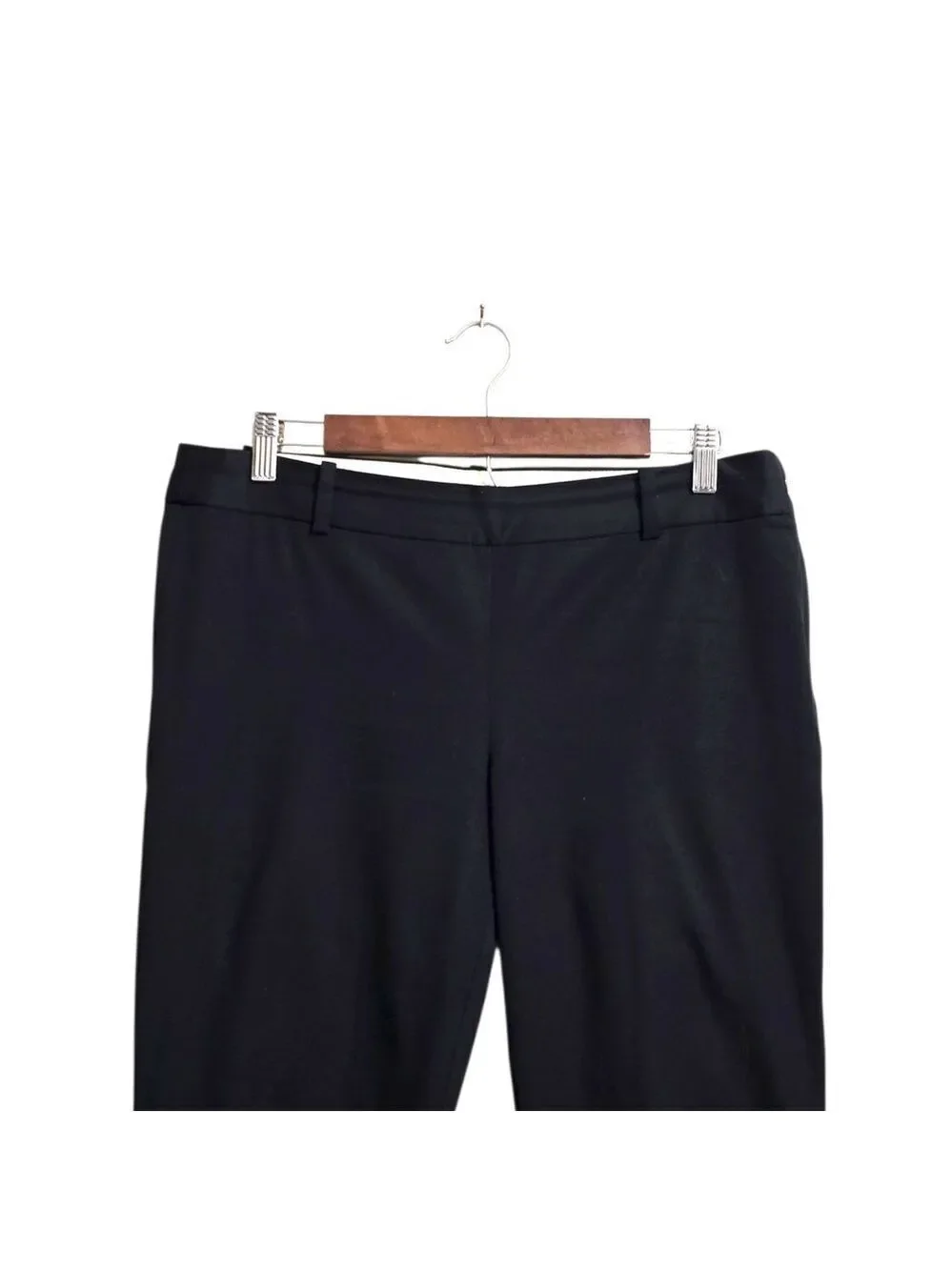J. Crew Factory Winnie With Scalloped Hem Ankle Pant In Black Sz 10